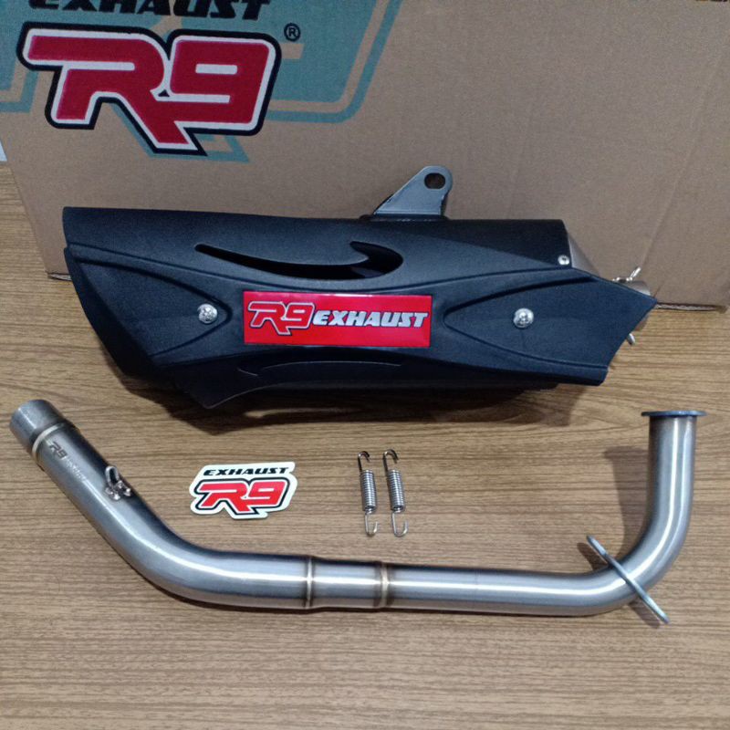 Knalpot R9 MISANO Nmax, Nmax New, Aerox, PCX, Vario 150