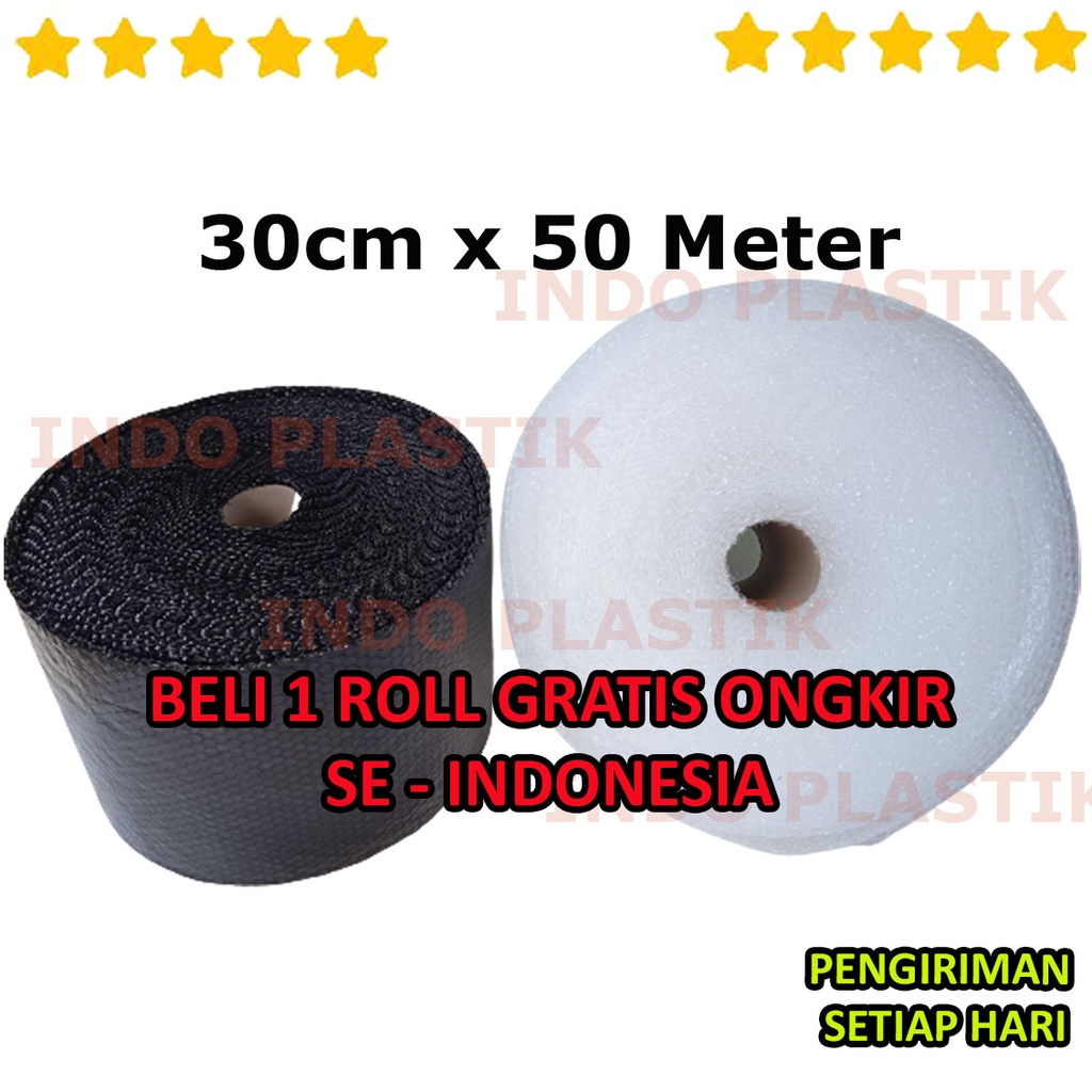 

bubble wrap 50M x 30cm bubble wrap bening plastik bubble wrap gmp bubble wrap hitam bubble wrap roll