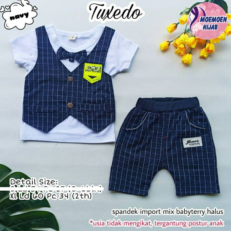 BAJU ANAK SET Tuxedo