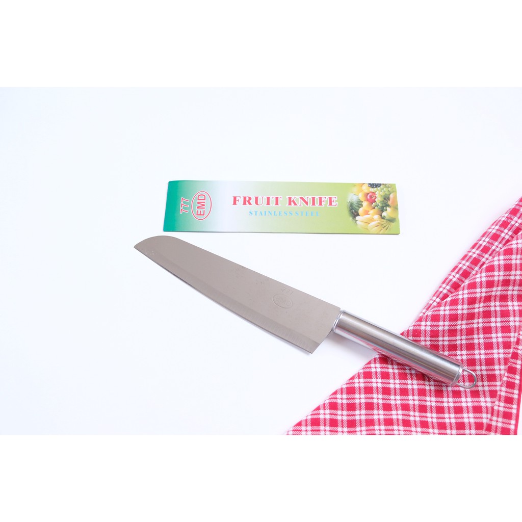 Pisau Dapur Stainless Besar Inch Chef Knife Gagang  Dapur Kitchen Serbaguna Tajem Sharp