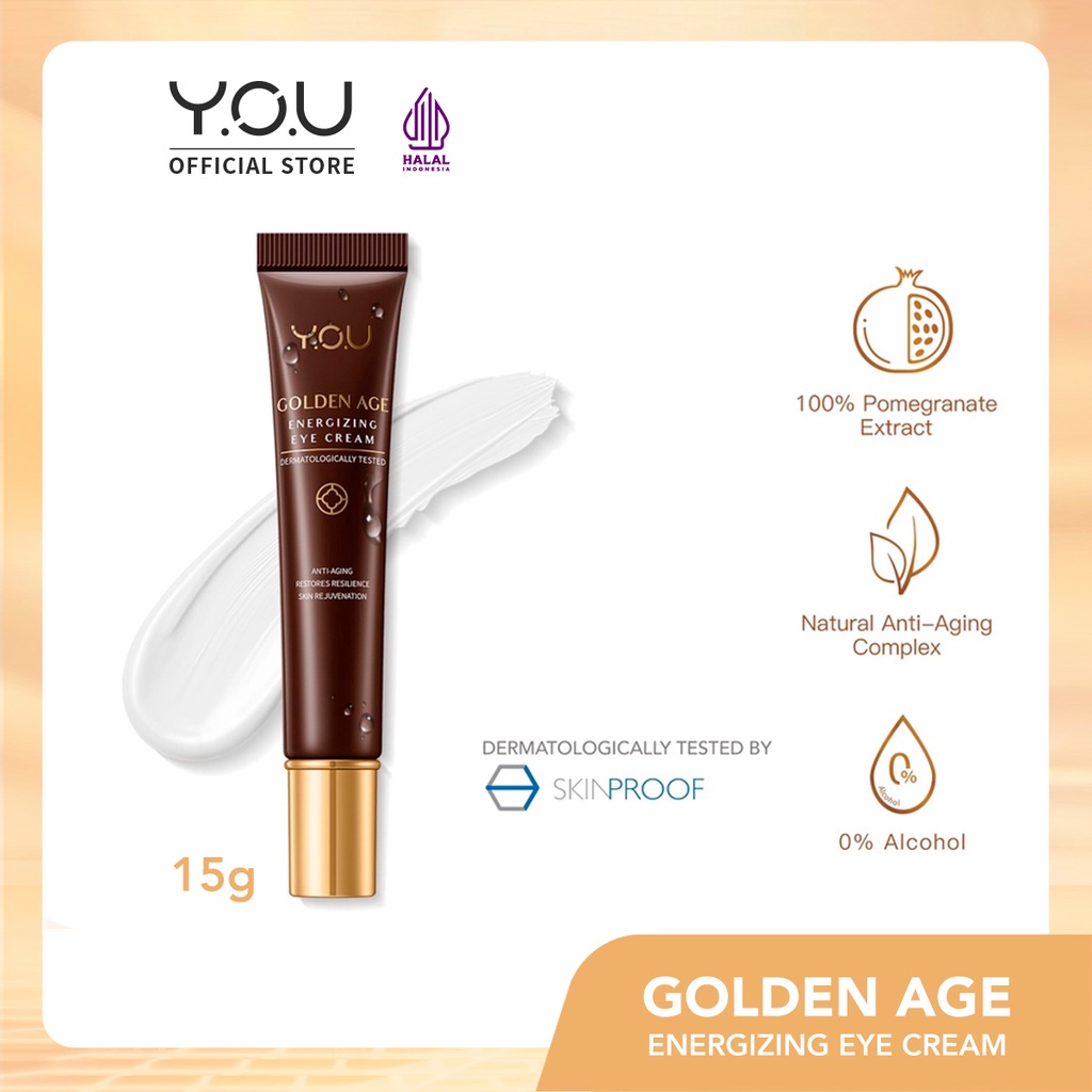 ⭐️ Beauty Expert ⭐️ YOU Golden Age Revitalizing Night Cream 18g | Energizing Eye Cream 15g[Overnight Skin Reviving Complex]