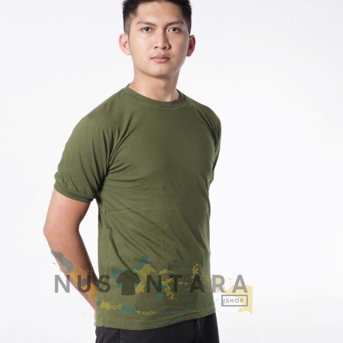 GROSIR Kaos Polos Coklat Navy Hitam Putih Army Kerah Pendek Kaos Satpam Security Kaos Polisi Tni Ter