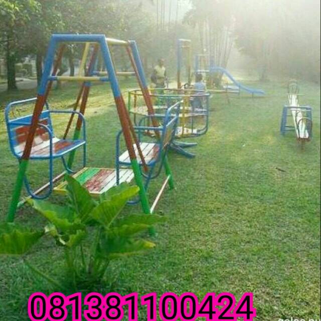 Ayunan besi ayunan anak taman bermain harga hanya untuk ...