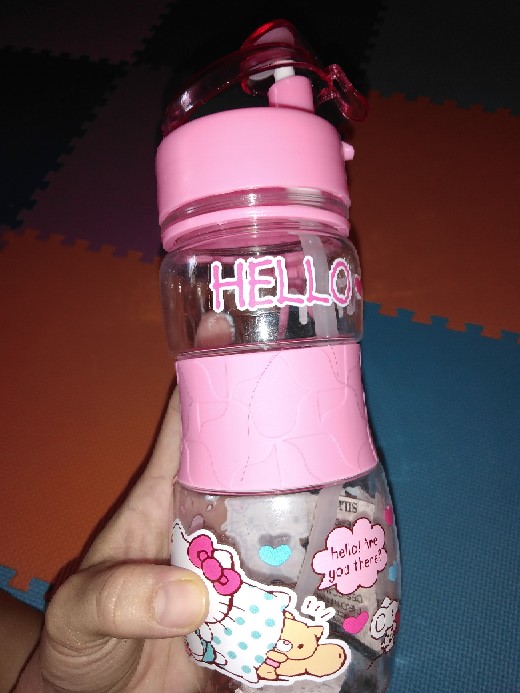 Botol Minum Anak Children Karakter Cartoon Motif Cowok & Cewek 400ml Murah Mantap