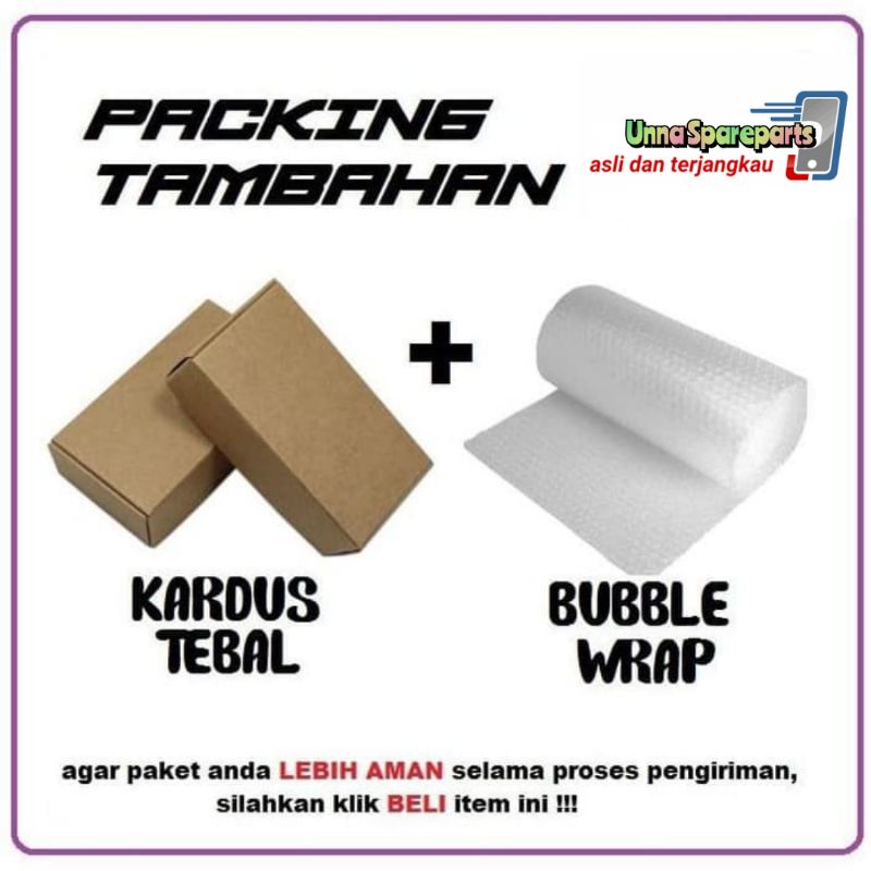 

AGAR BARANG LEBIH AMAN TAMBAHKAN KARDUS + BUBBLE WRAP