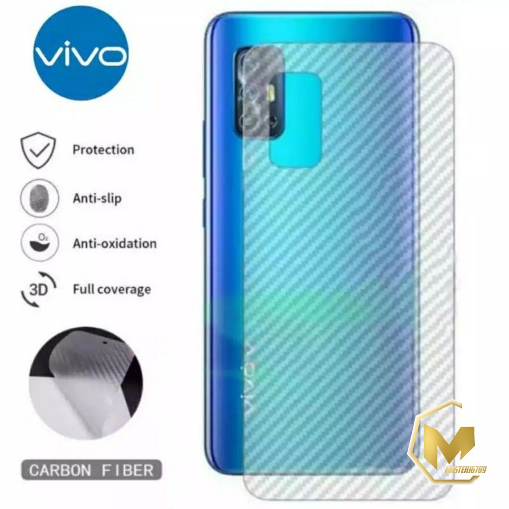 GARSKIN BACK SKIN VIOLETTE DESIGN STIKER CARBON VIVO Y21 Y21S Y33S Y53S V5 V5+ V7 V7+ V9 V11 V11 PRO Y91 Y93 Y95 Y81 Y83 Y19 Y17 Y15 Y11 Y12 Y12S MA283