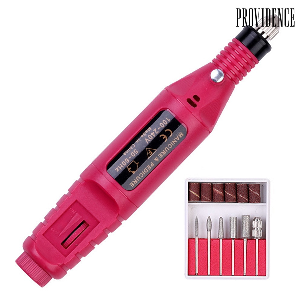 Providence Mini Electric Nail Art Drill Grinder Dead Skin Polishing Pen Manicure Machine