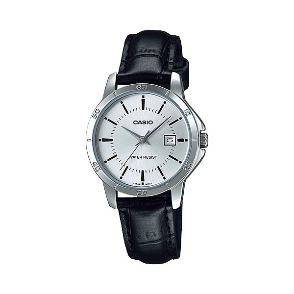 Casio General MTP-V004L-1A / LTP-V004L-1A / 7A Jam Tangan Kulit Couple