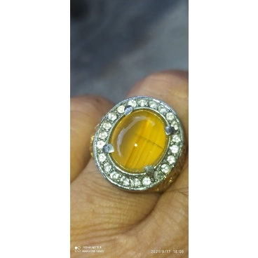 akik tapak jalak kristal mungil