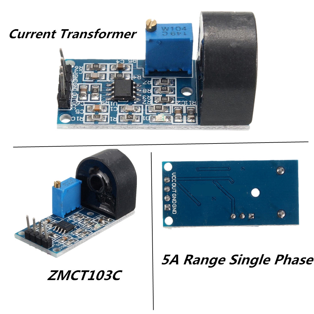 [IN STOCK/COD]Modul Transformer Transformer Micro Arus AC 5A Range zmct103c Single Phase Output