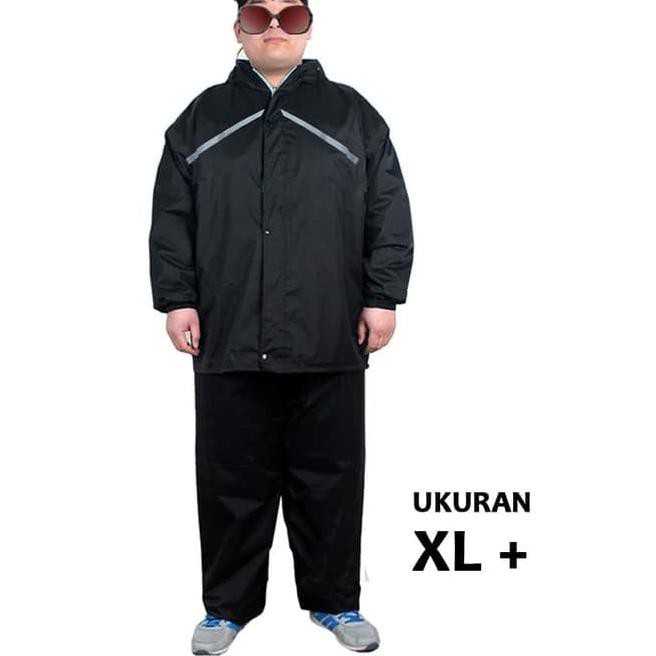 Jas hujan PRIA WANITA MANTEL Setelan Jaket Celana Orang Gemuk Gendut JUMBO uk XL MAXI+ (ART. 4846)