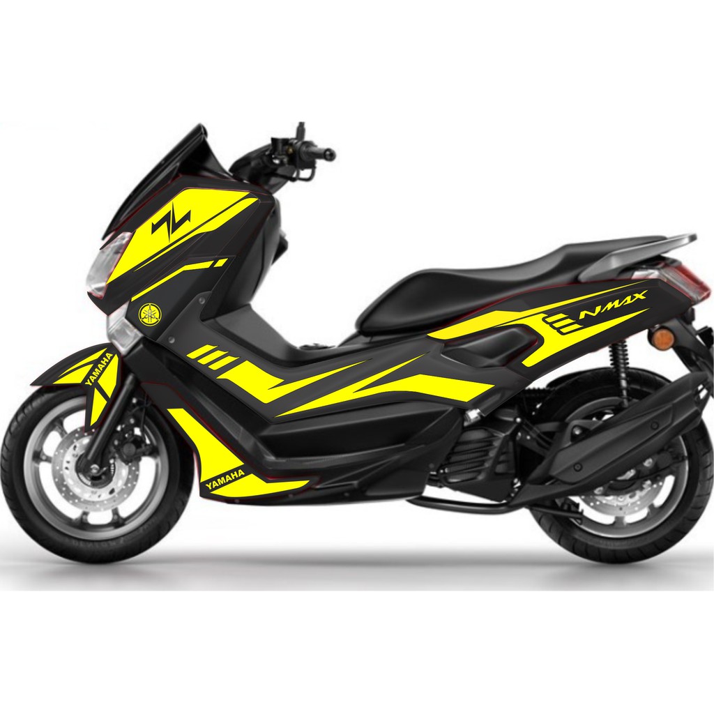 Cutting sticker,stiker list motor yamaha nmx, bisa request warna