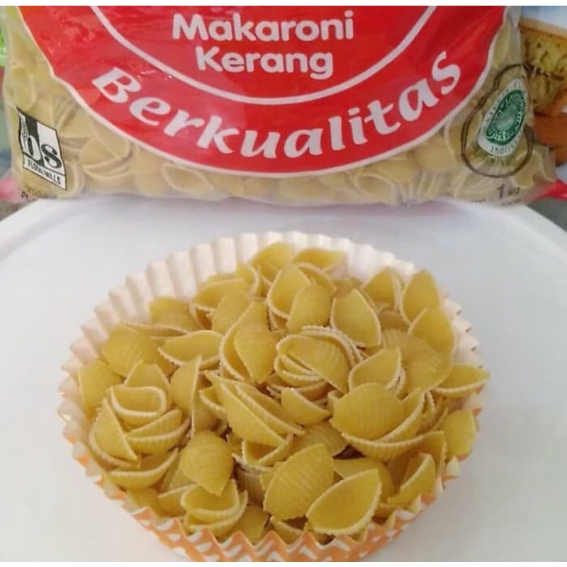 Sedani Makaroni Kerang Pasta bentuk Kerang 1 kg Macaroni