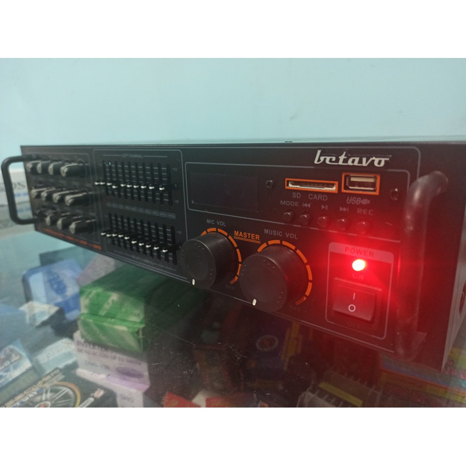 POWER AMPLI PROFESIONAL MIXING KARAOKE MP3 BLUETOOTH BETAVO ZX-1007B