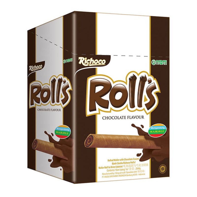 Nabati Roll 8gr Wafer Roll Keju Coklat 8 Gr Shopee Indonesia