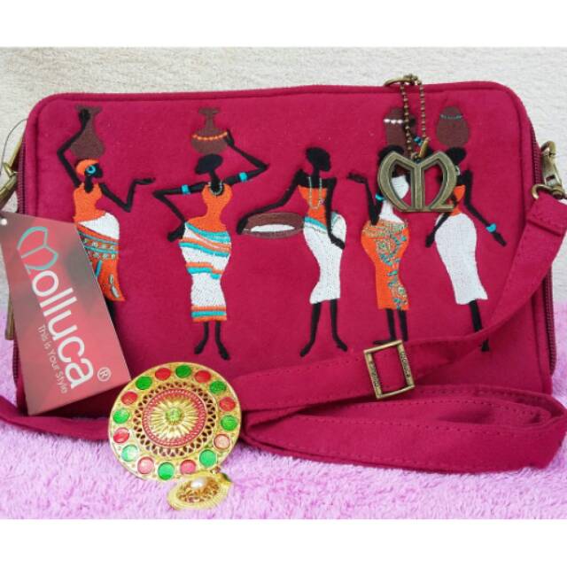 TAS SELEMPANG DOMPET CANTIK ORGANIZER BAG MOLLUCA ELGON