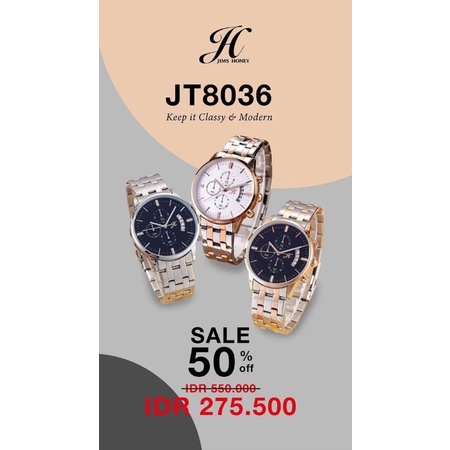 jam tangan jims honey JT 8036 ori murah