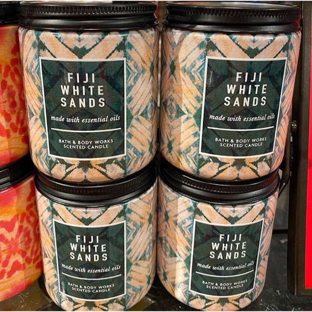 Fiji White Sands Candle Single Wick Medium Bath and Body Works Shopee