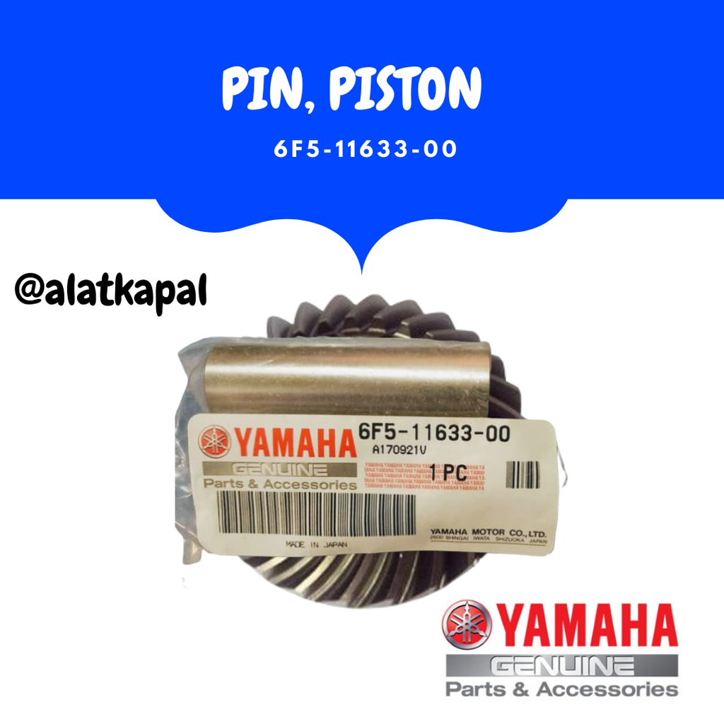 PIN PISTON PIN SEHER 6F5-11633-00 UNTUK MESIN TEMPEL YAMAHA 40PK