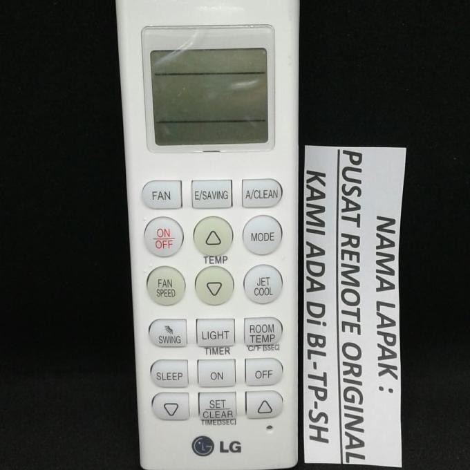 Remot Remote Ac Lg Hercules Original Pabrik