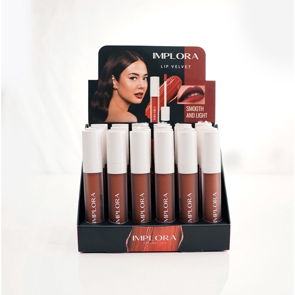 BFM018 Implora Lip Velvet / Lip Cream Matte / Lipstik / Lipvelvet BPOM / Pelembap Bibir Matte