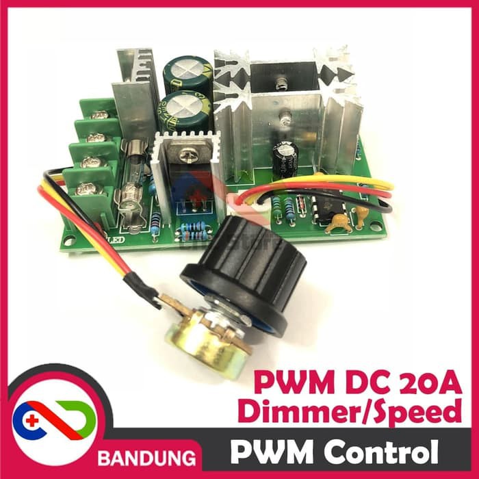 HIGH POWER PWM SPEED CONTROL MOTOR DC LED DIMMER 20A 12V 24V 36V 48V