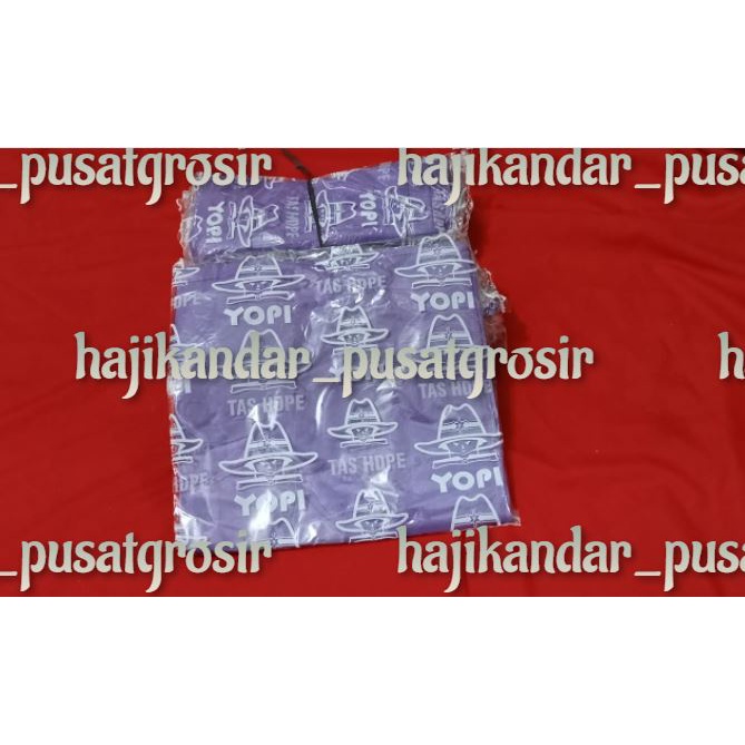 Kantong Plastik Kresek YOPI Ekonomis Ukuran 21 ( Tanggung ) Warna Ungu