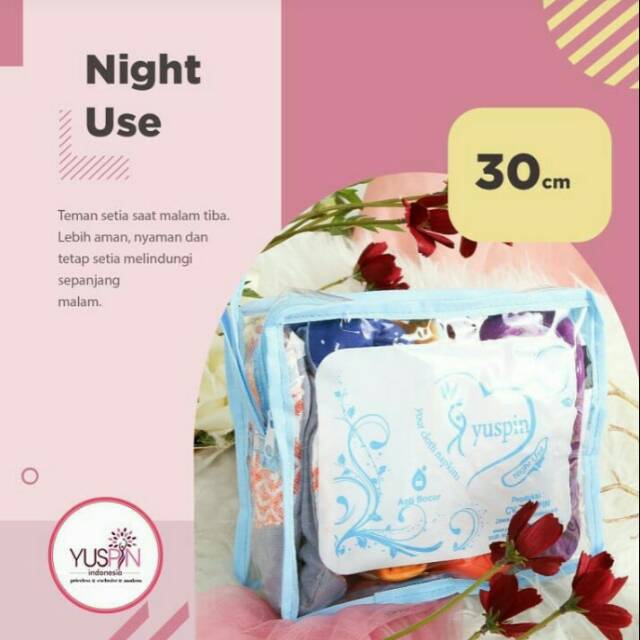 YUSPIN NIGHT USE (Pembalut kain cuci ulang)