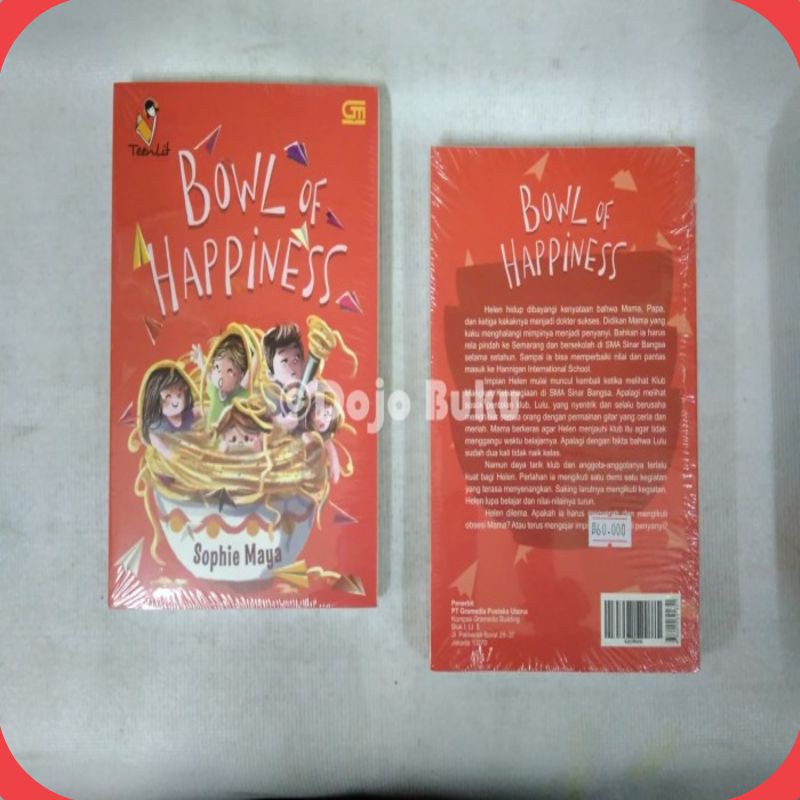 Buku Teenlit: Bowl Of Happiness (Sophie Maya) [ORIGINAL]