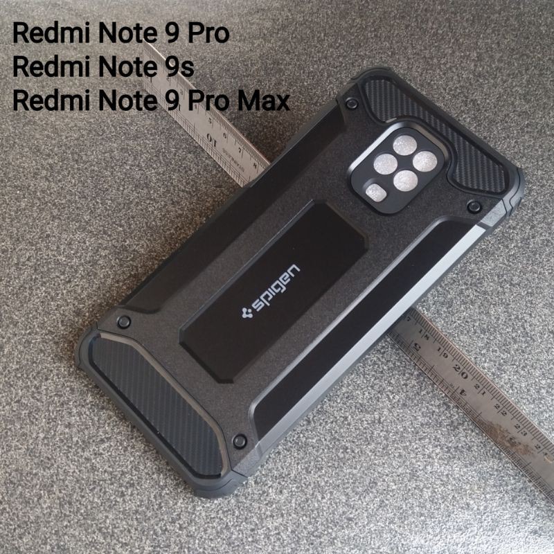Xiaomi Redmi Note 9 Pro S Max Spigen Tough Armor Rugged Case Iron Man