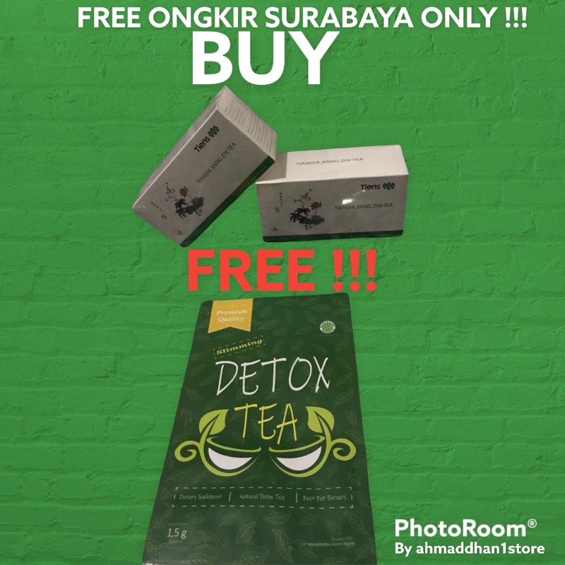 

PROMOO!!! BUY 1 JIANG ZHI TEA GET 1 POUCH DETOX TEA FREE !!!