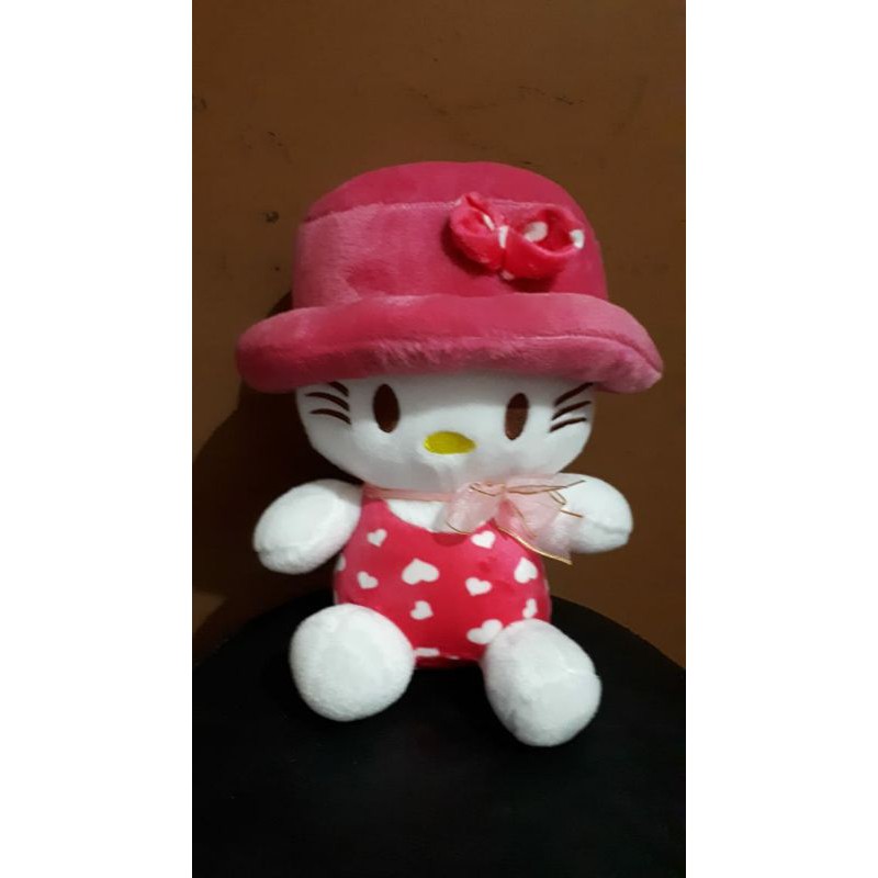 Boneka Hello kitty topi m