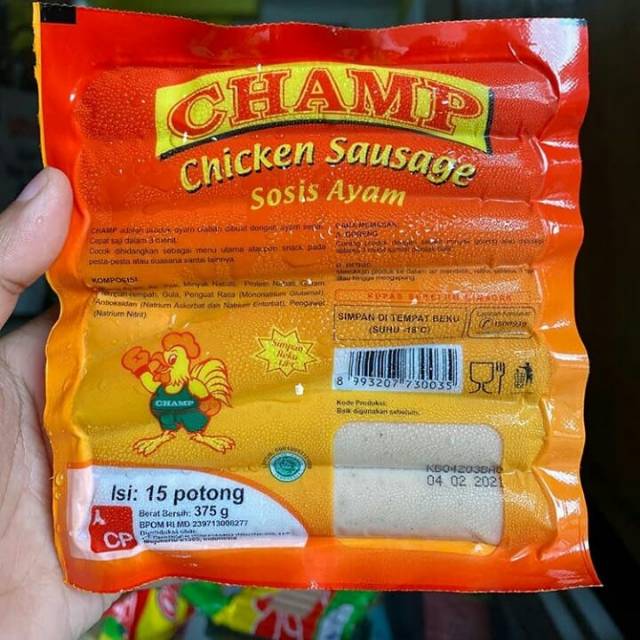 

Champ sosis ayam