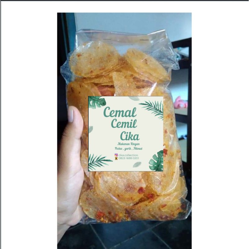 

keripik kaca elod PEDAS ORIGINAL