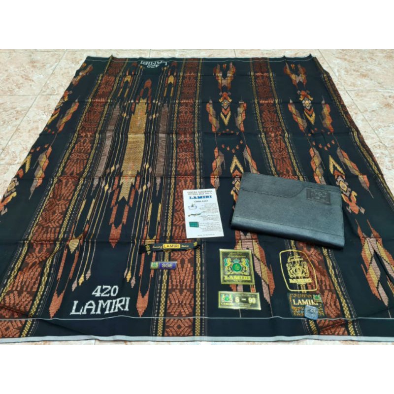 (COD) SARUNG LAMIRI MOTIF SGE FULL SUTRA 420 DOUBLE TERMURAH