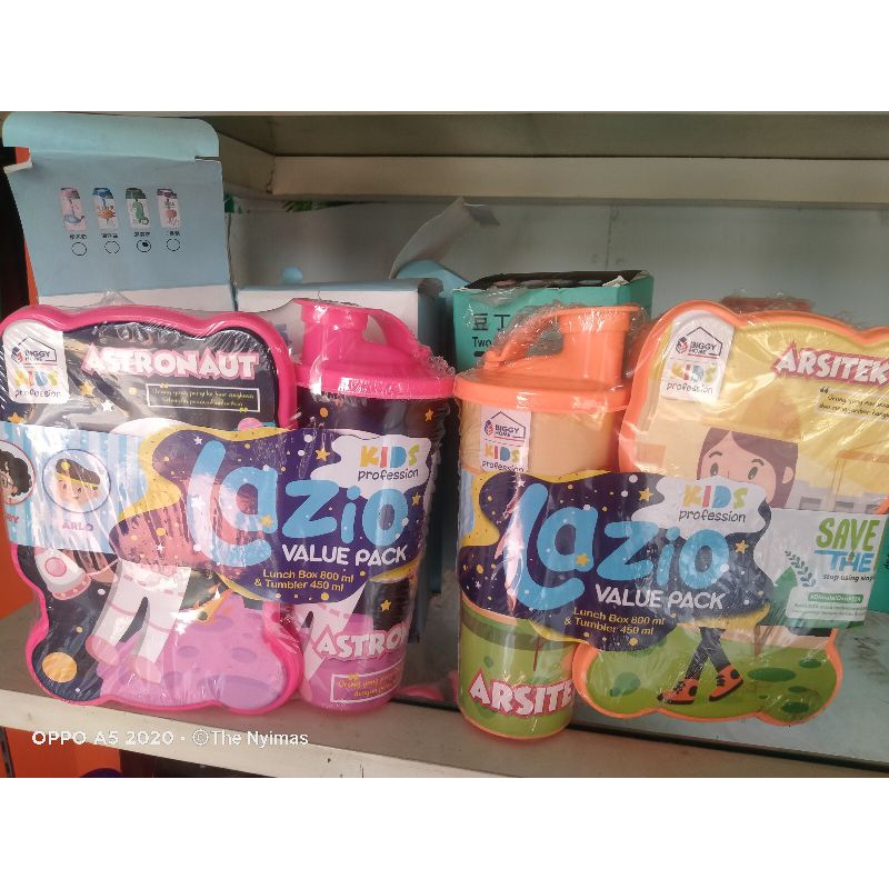 tempat makan anak tk set botol minum