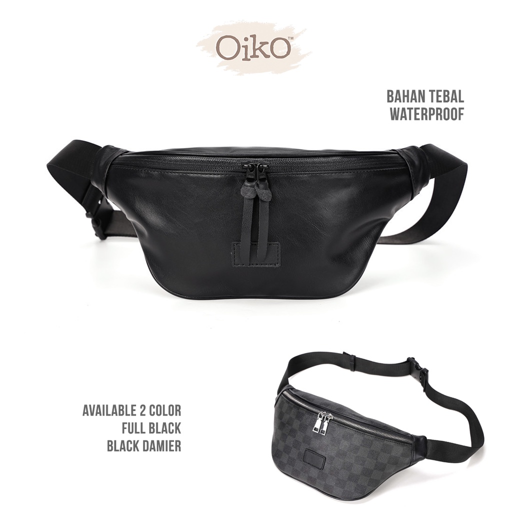 TAS SELEMPANG PRIA LV OIKO | TAS KULIT PREMIUM | SLINGBAG PRIA