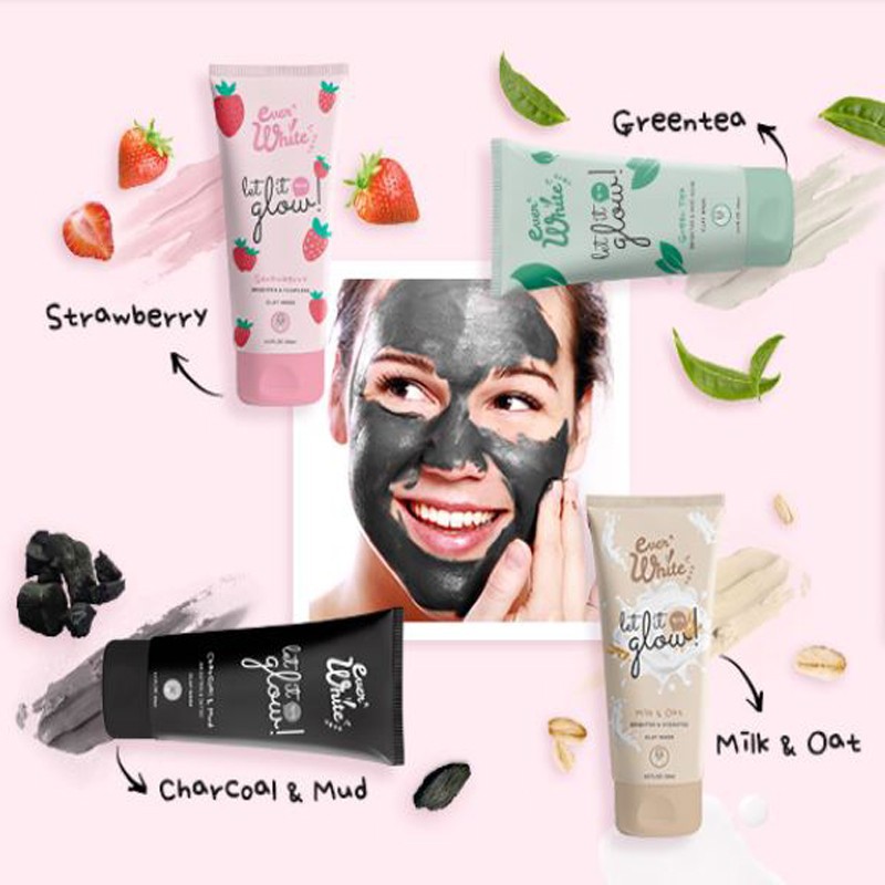 EVERWHITE MASK // MASKER EVERWHITE  // EVERWHITE CLAY MASK