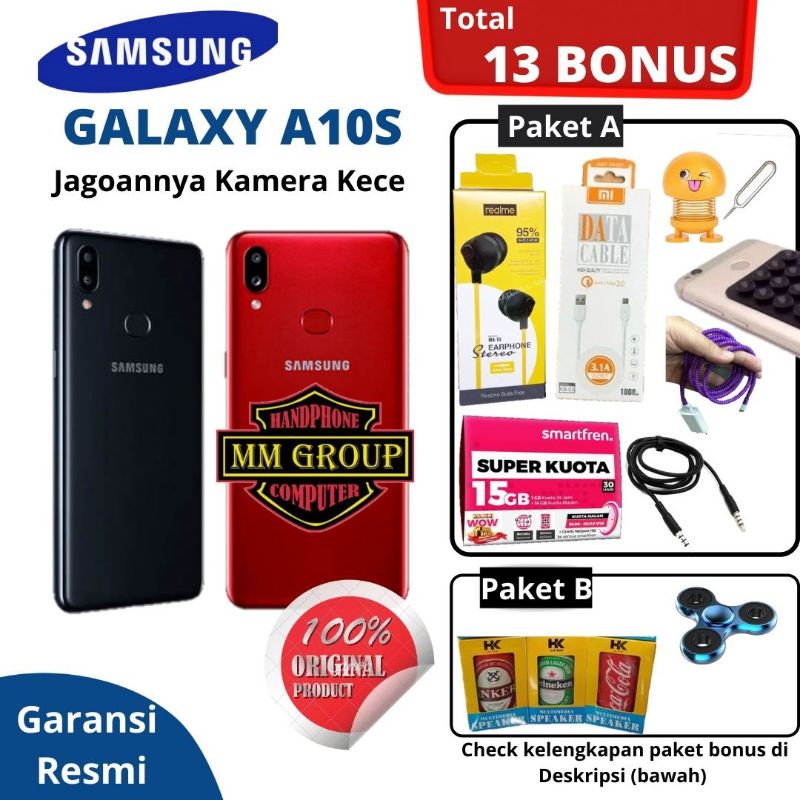 HP SAMSUNG GALAXY A10S RAM 2/32GB (Garansi Resmi)