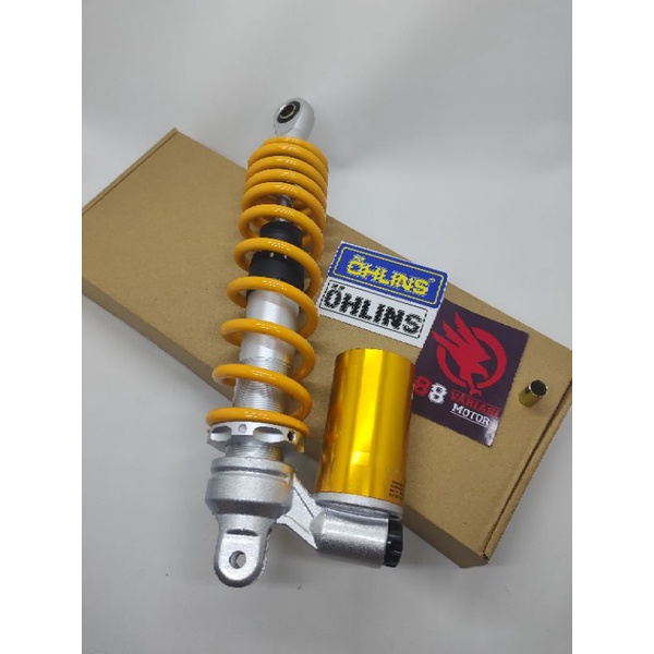 Shockbreaker Vario 330MM Yellow Gratis Stiker Olins - Shock Tabung Bawah Vario Ukuran 330