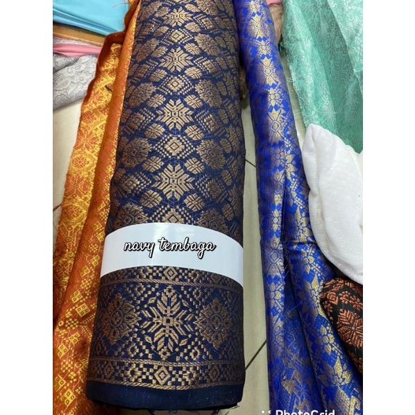  HARGA  PERSETENGAH METER  Kain  songket tenun semi 