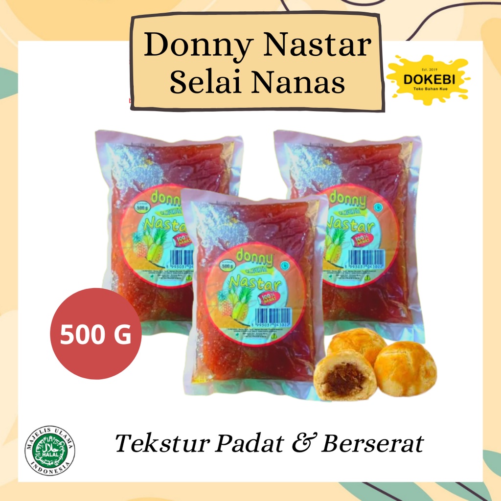 

Selai Nanas untuk Nastar, Donny 500 G/ Pineapple Jam