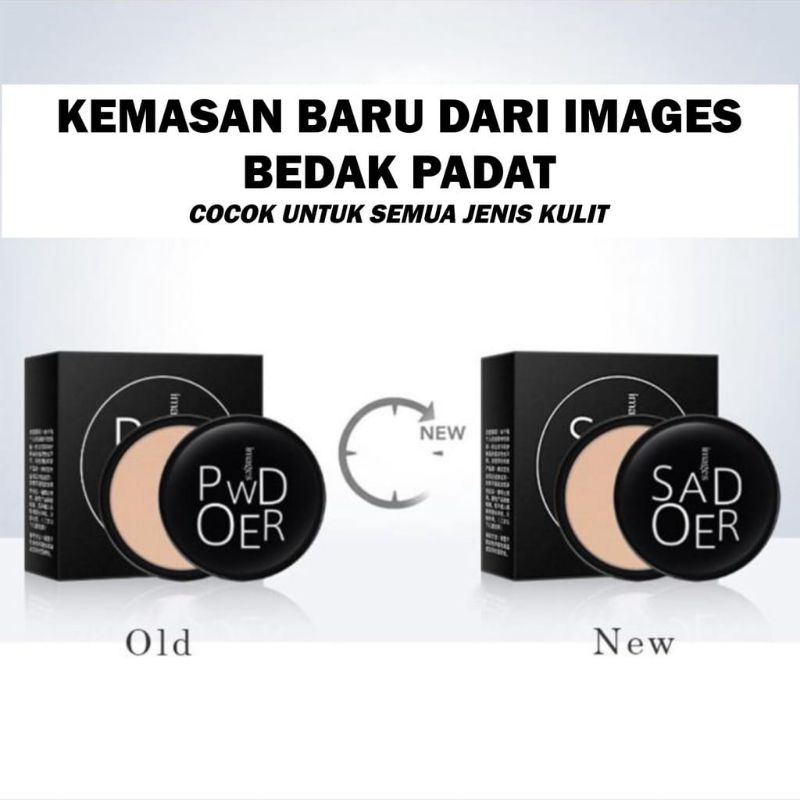 Bedak Images Professional Brand Pressed Mineral Powder Padat Waterproof Kecantikan