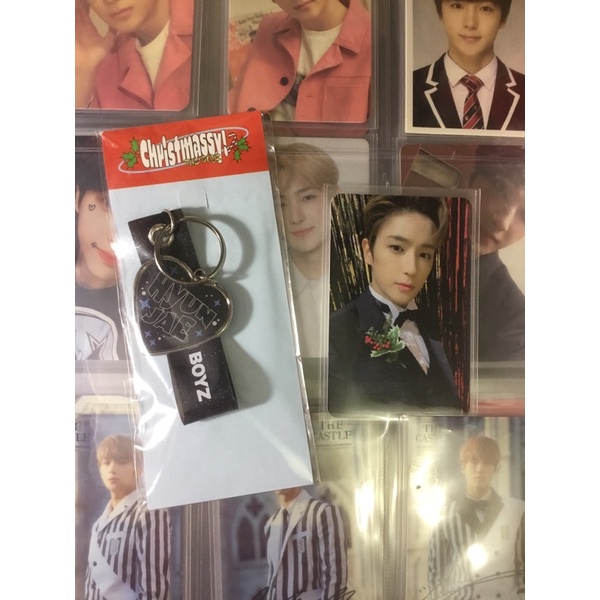 (fullset) pc photocard keyring xmassy christmassy hyunjae tbz the boyz