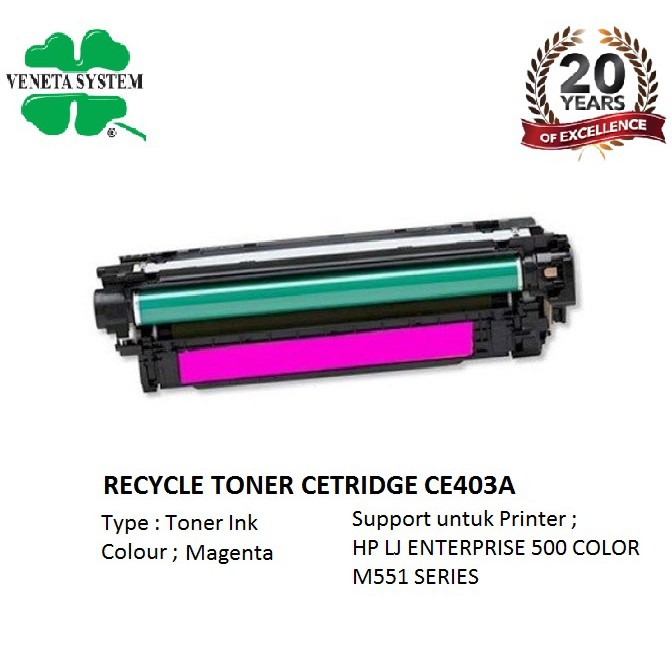 Toner Cartridge CE400A CE401A CE402A CE403A 507A - RTC Veneta