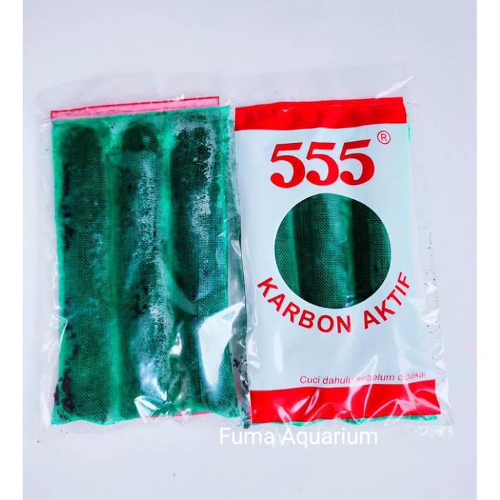 KARBON AKTIF 555 FISH-ALL Panjang 20cm Media filter Aquarium