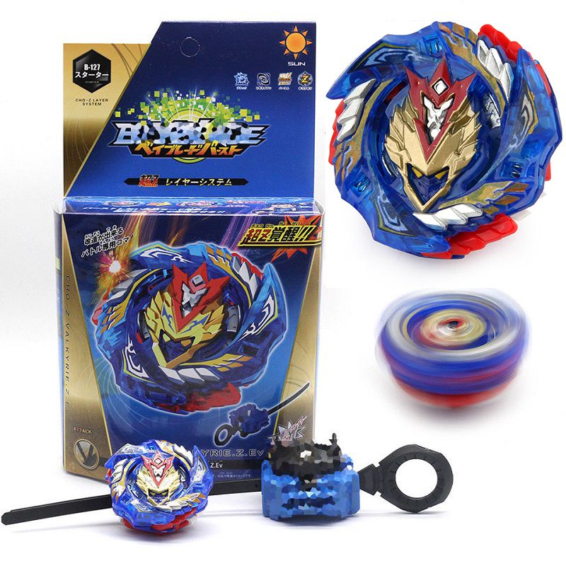 Burst Metal Fight Beyblade B-127 Cho Z!! Cho-z VALKYRIE.Z.Ev Peluncur Mainan Dengan