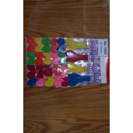 RK Mainan balon love renteng renceng warung isi 24 pcs siap jual ecer 1000 an
