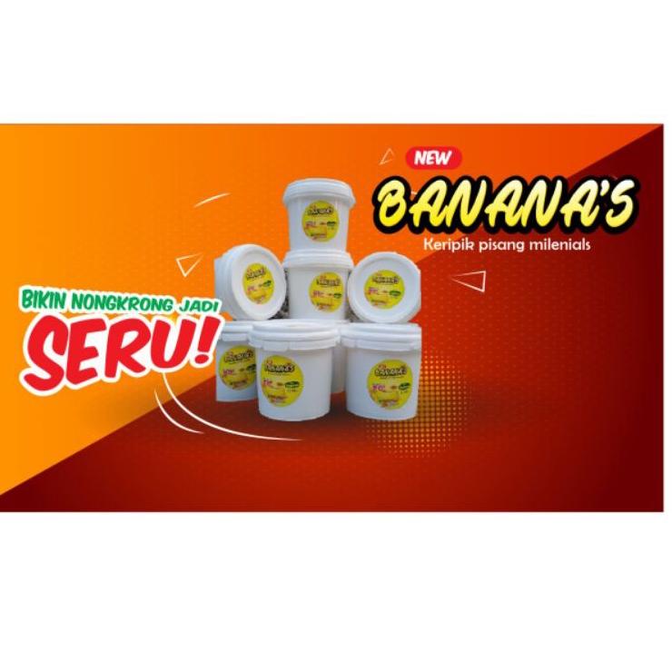 

HARGA GROSIR >> [TERLARIS] KERIPIK PISANG NIAS /ASIN SPESIAL KEMASAN EMBER