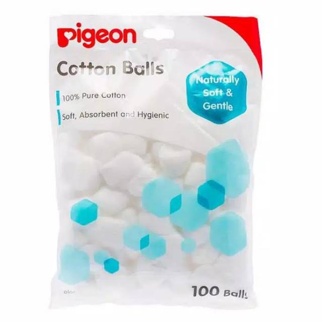 Pigeon cotton ball isi 100 / kapas bulat